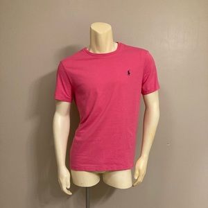 Pink polo shirt